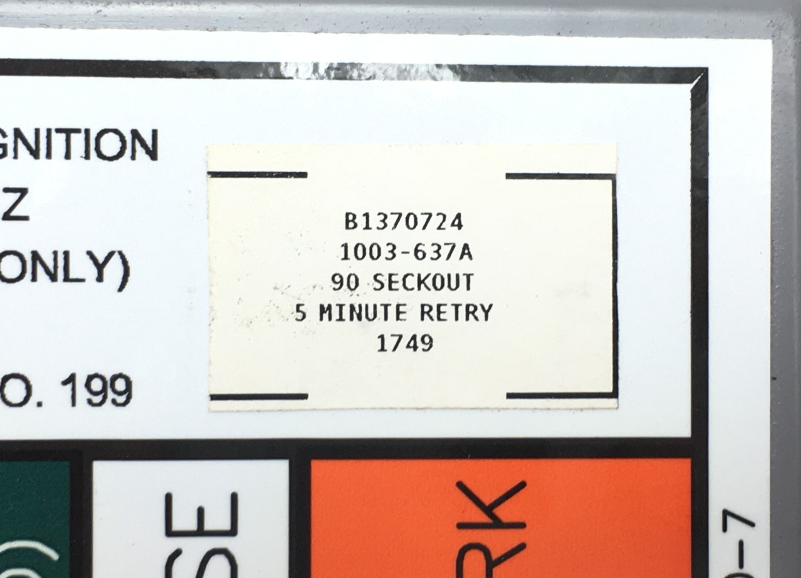 UTEC 1003-600A Intermittent Pilot Ignition 1003-637A B1370724 used #H116