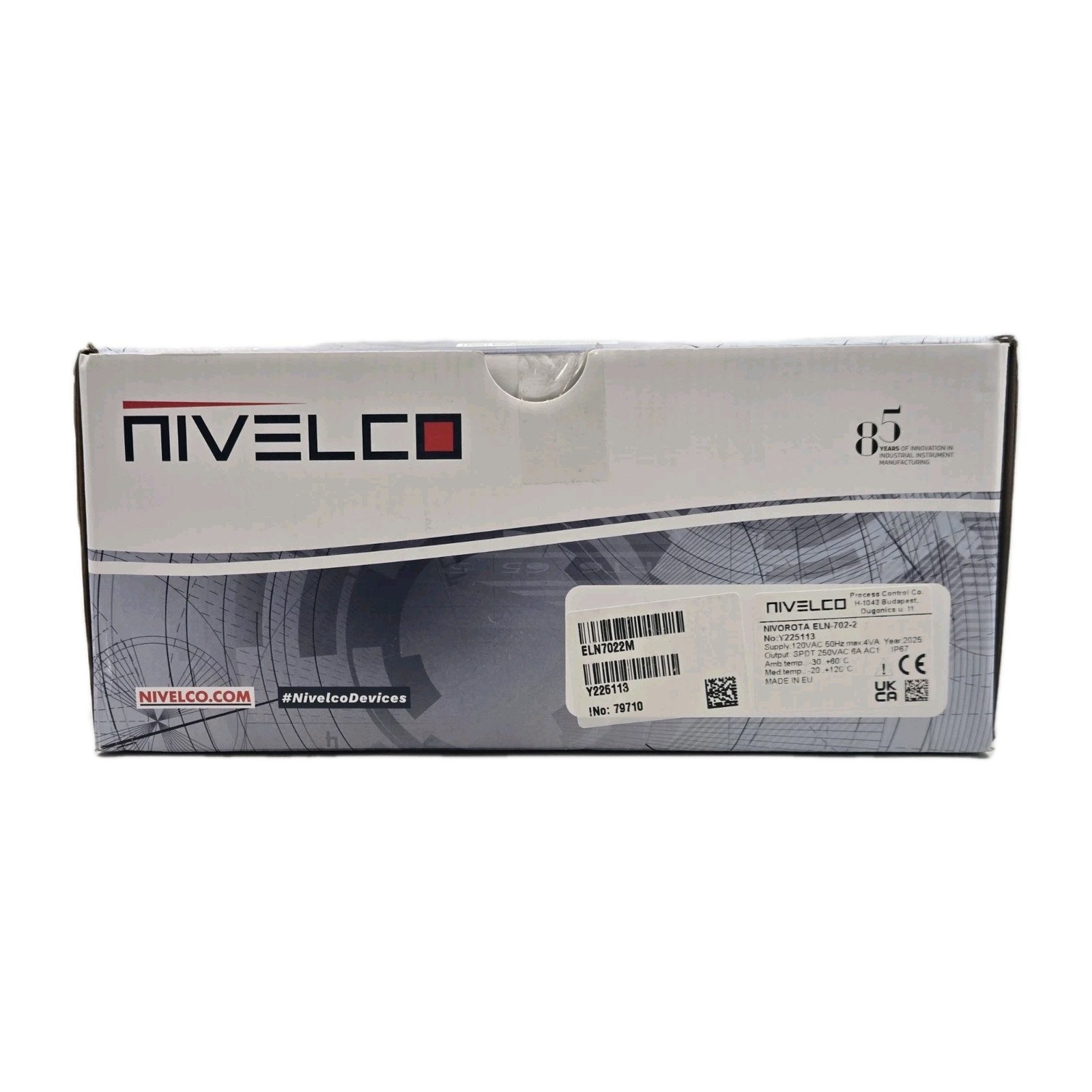 NIVELCO NIVOROTA ELN-702-2 / ELN7022M / 79710 Rotary Paddle Level Switch SEALED