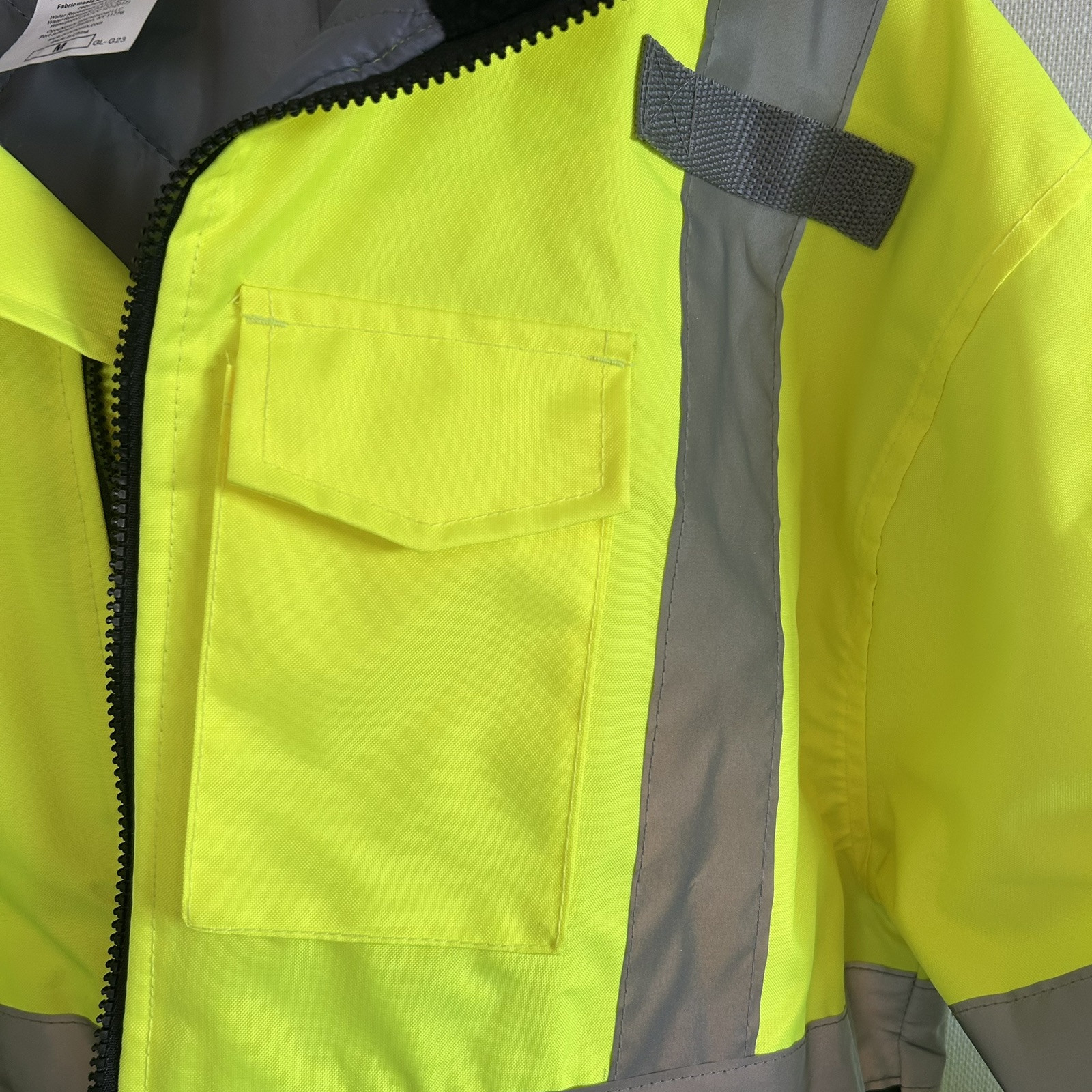 OccuNomix Type R Class 3 Extended Neck Black Bottom Bomber Safety Jacket Medium