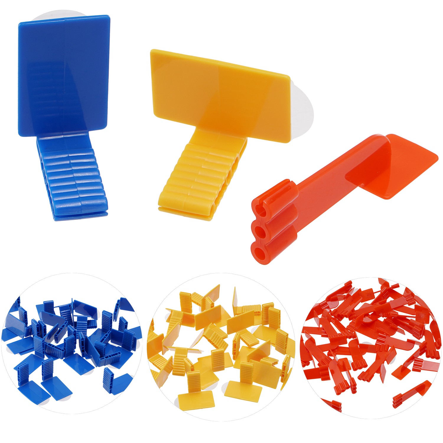 100Pcs Dental Sensor Holders XCP-XP Disposable Adhesive Holders Red/Blue/Yellow