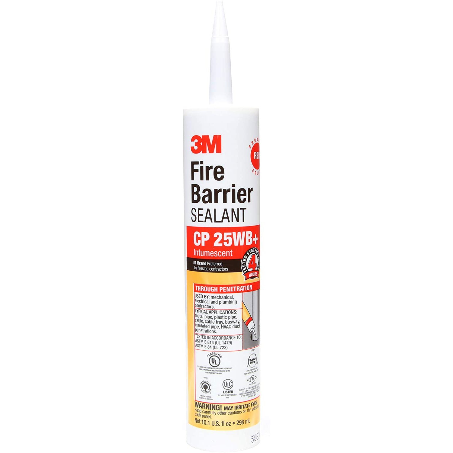 3M Fire Barrier Sealant: 10.1 fl. oz. cartridge / 4 hour (Red)