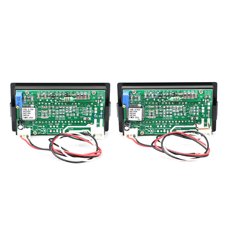 DC Digital Voltmeter Ammeter 3 1/2 Digit LED Display Panel Tester 0-1000V 1000A