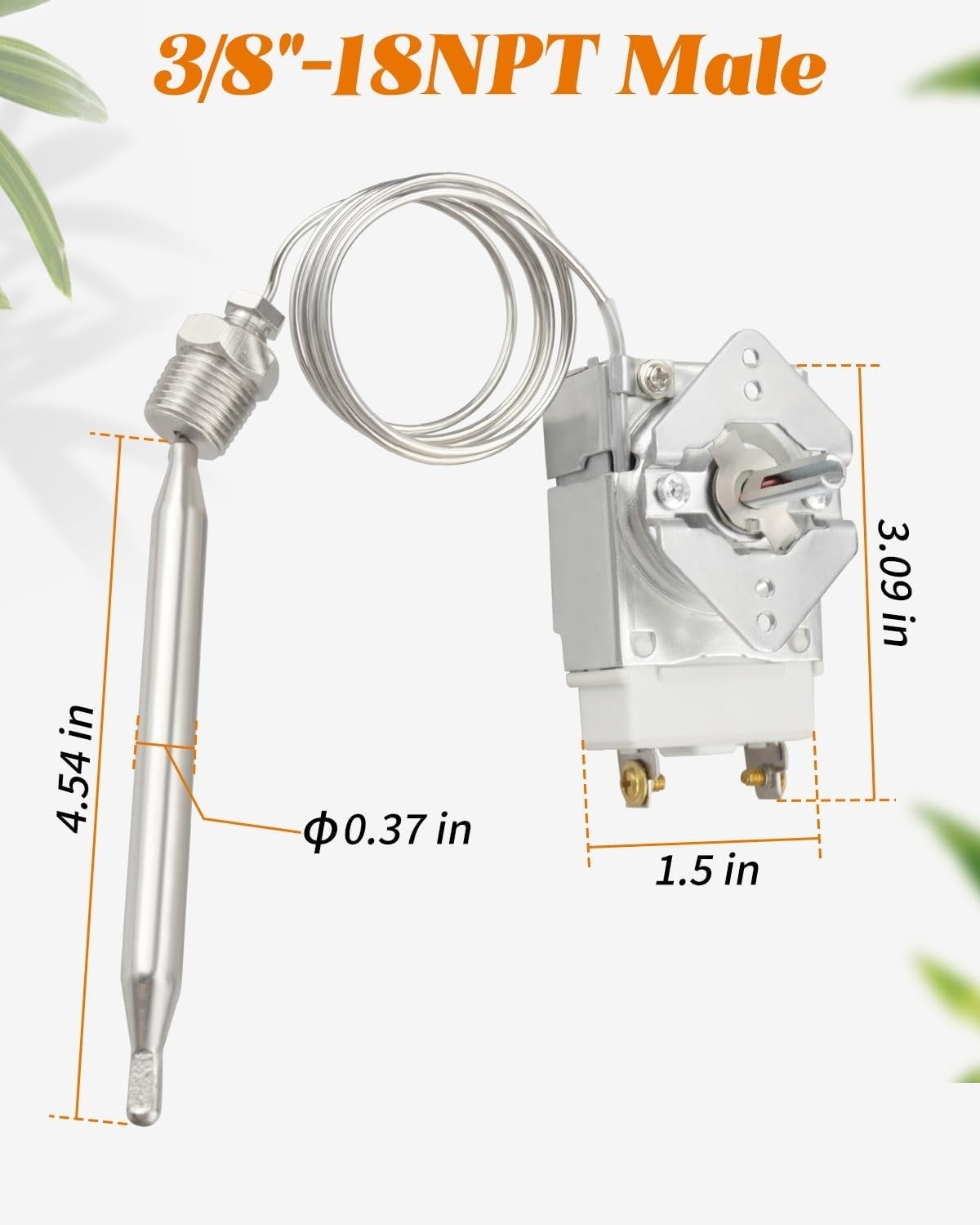 RX-2-24 Thermostat for Deep Fryer Fit for ADCRAFT, for Gas Fryer Adcraft Atosa