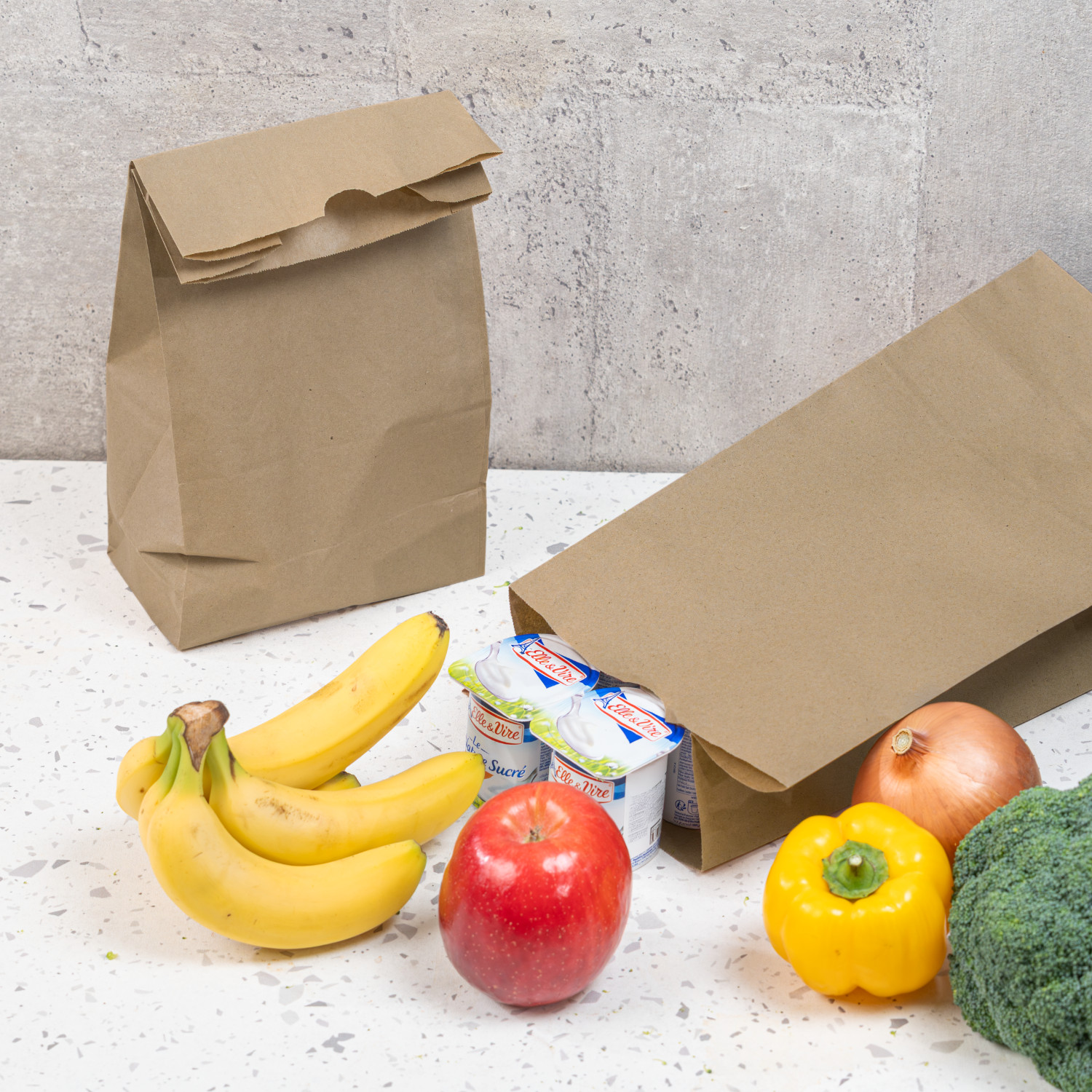 Karat 20 LB Paper Bag (Kraft) – 500 ct, FP-SOS20K (500)