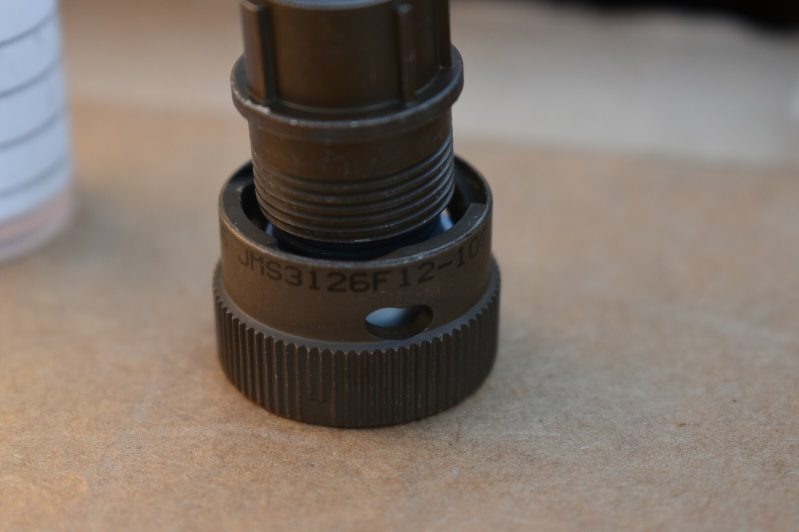 ITT Cannon MS3126F12-10S Military Connector 10 Pin connector 5935-00-731-0139