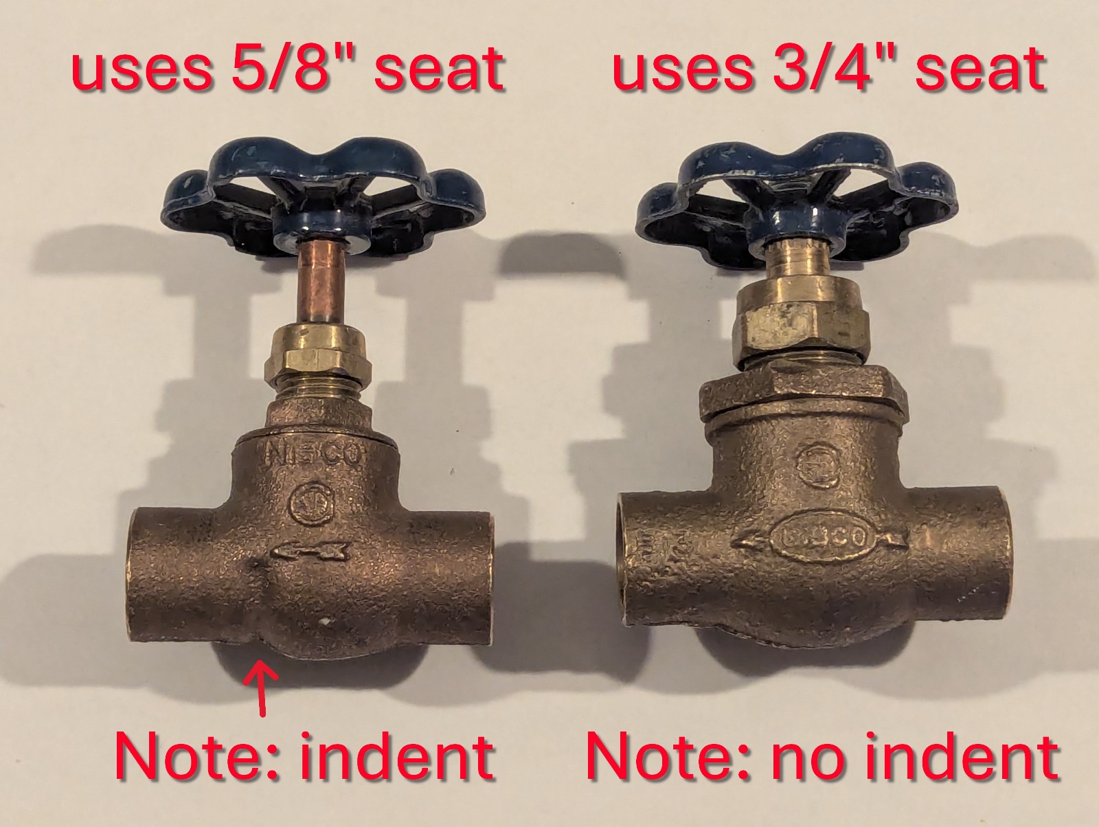 New genuine valve stem for 1/2″ Nibco (small ver)! Fix the drip with a new stem!