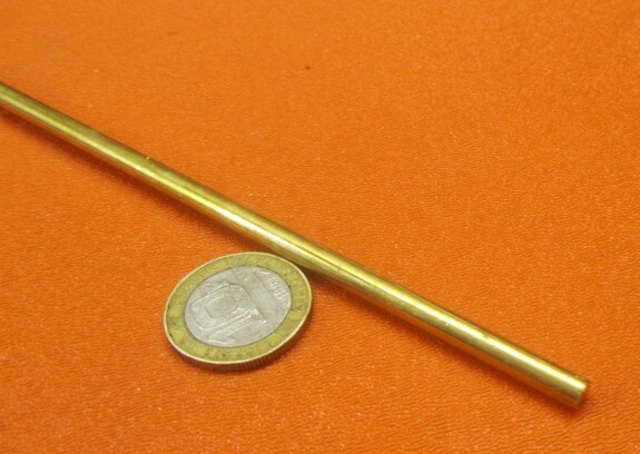 360 Brass Rod 3/16″ (.188″) Diameter x 24.0″ Length, 4 Pcs, 8 Ft