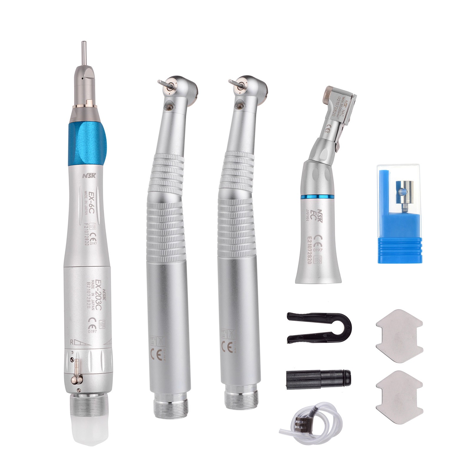 2 Kavo LED High Speed Handpieces + 1 NSK Low Speed Handpiece Kit 2 Hole US STOCK