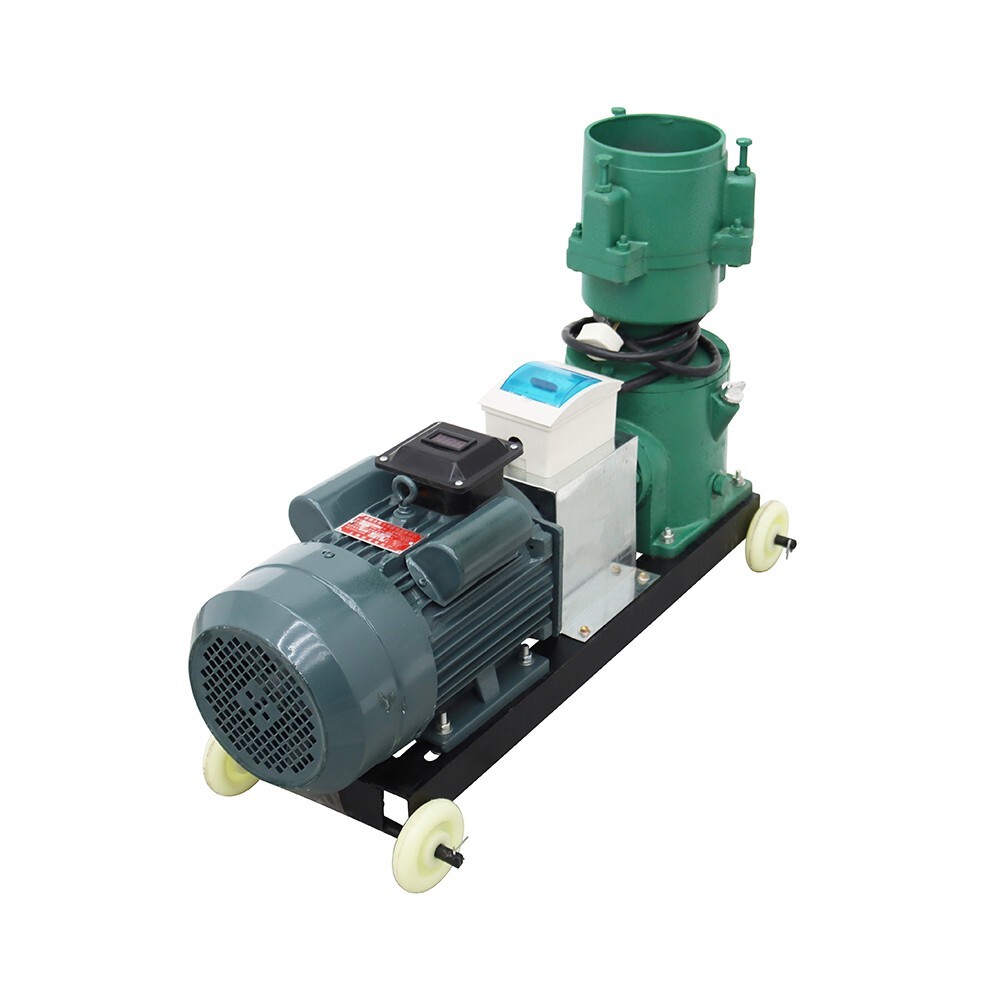INTBUYING® Feed Pellet Machine 200KG/H Fodder Press Pelletizer 10mm Plate 220V