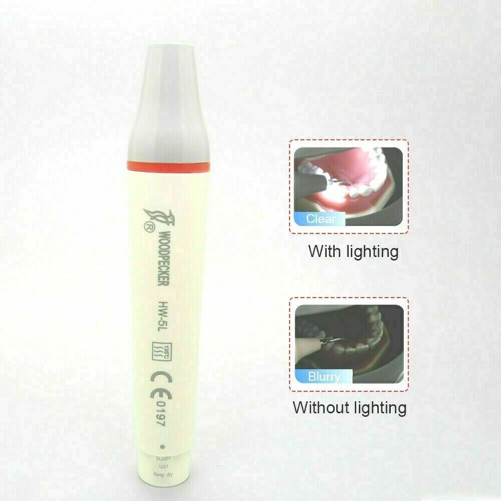Original Woodpecker UDS-E LED Dental Ultrasonic Piezo Scaler HW-5L Handpiece