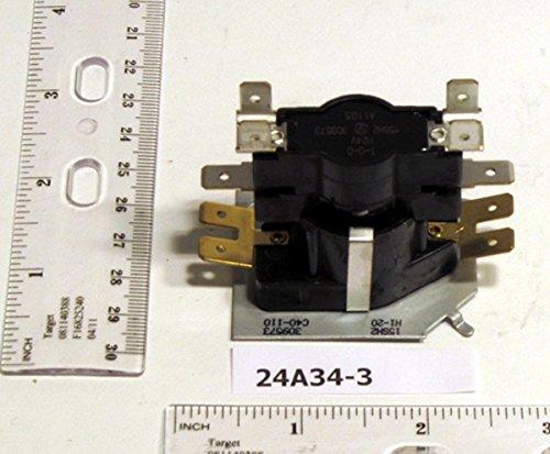 Emerson 24A34-3 Electric Heat Sequencer, 2 Switches
