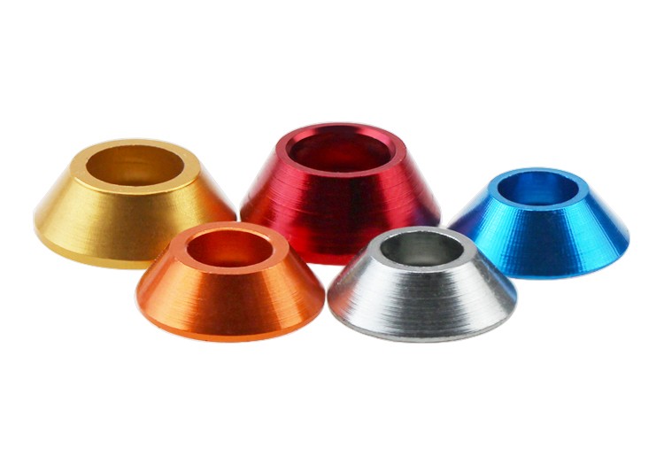 M3-M8 Colors Aluminum Alloy Cone Cup Head Washers Gasket Fit for Bolts & Screws