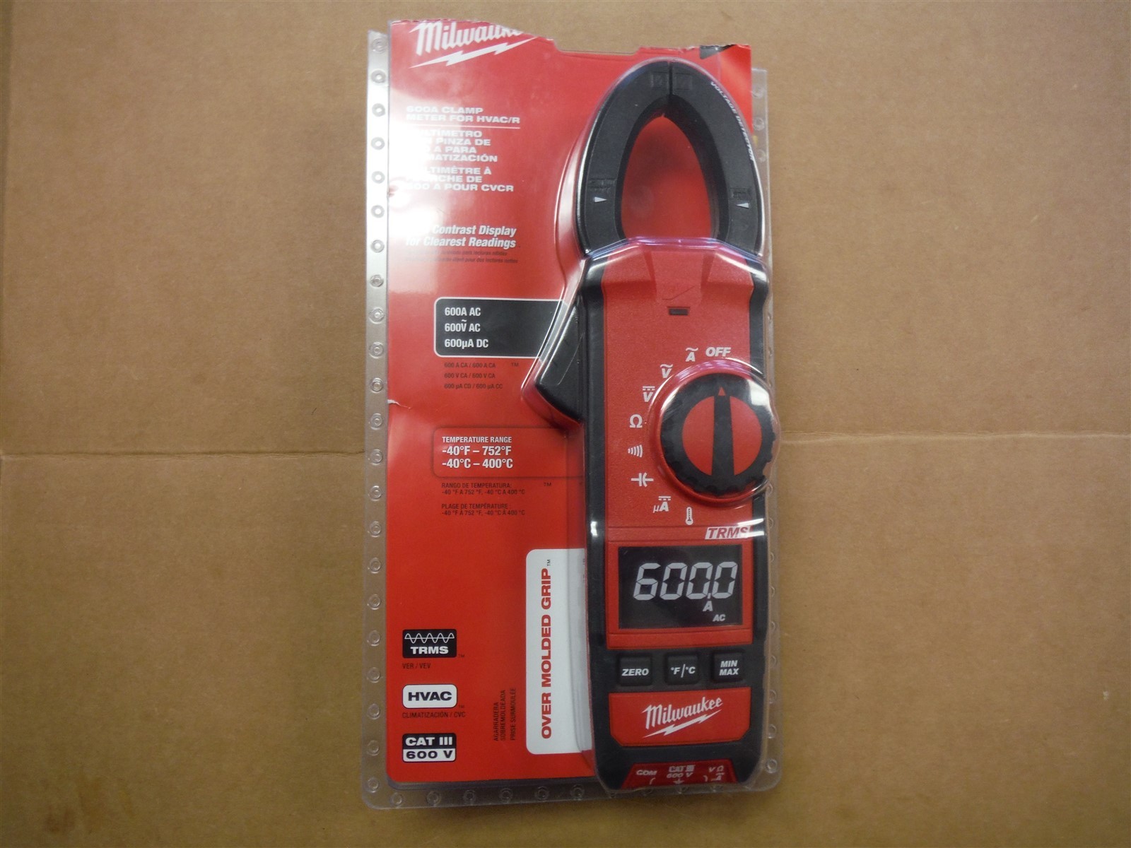 Milwaukee 600A Clamp Meter For Hvac/R 2236-20 *A01