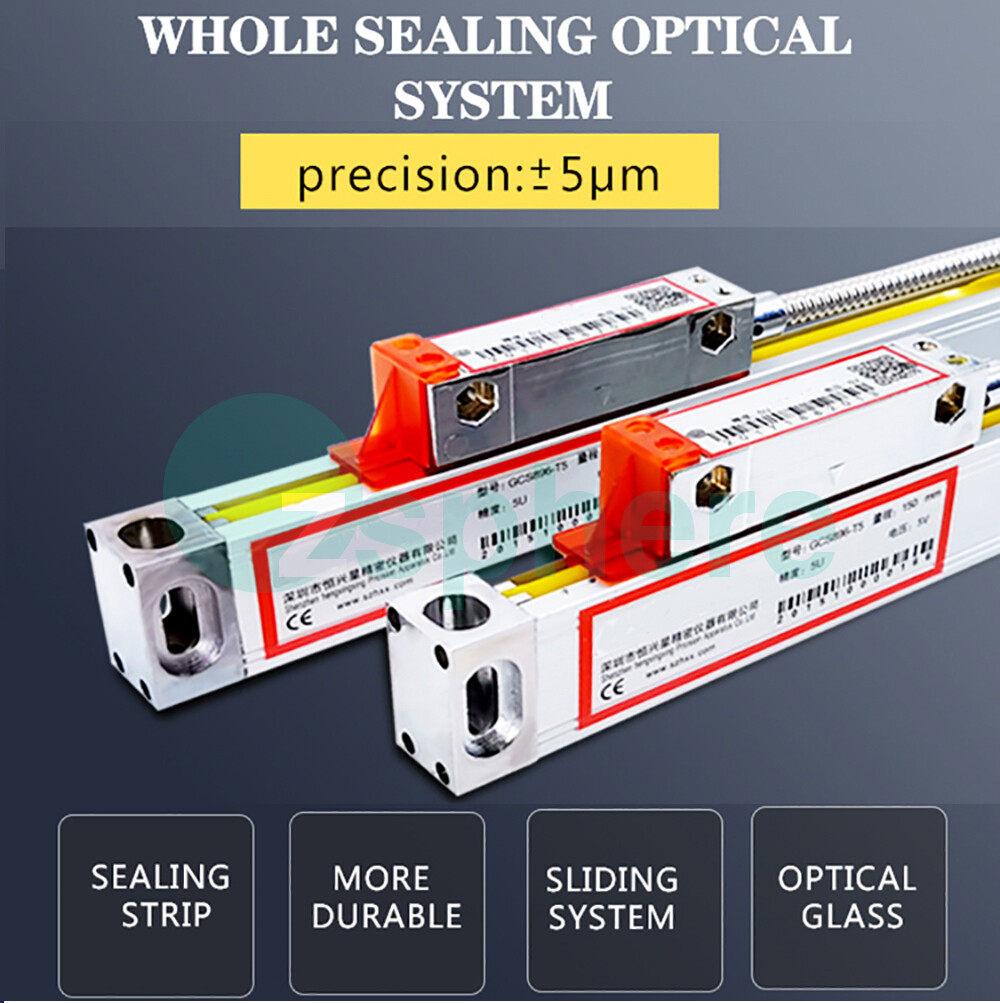 2/3Axis Digital Readout DRO TTL Glass Linear Scale Encoder CNC Milling Lathe US