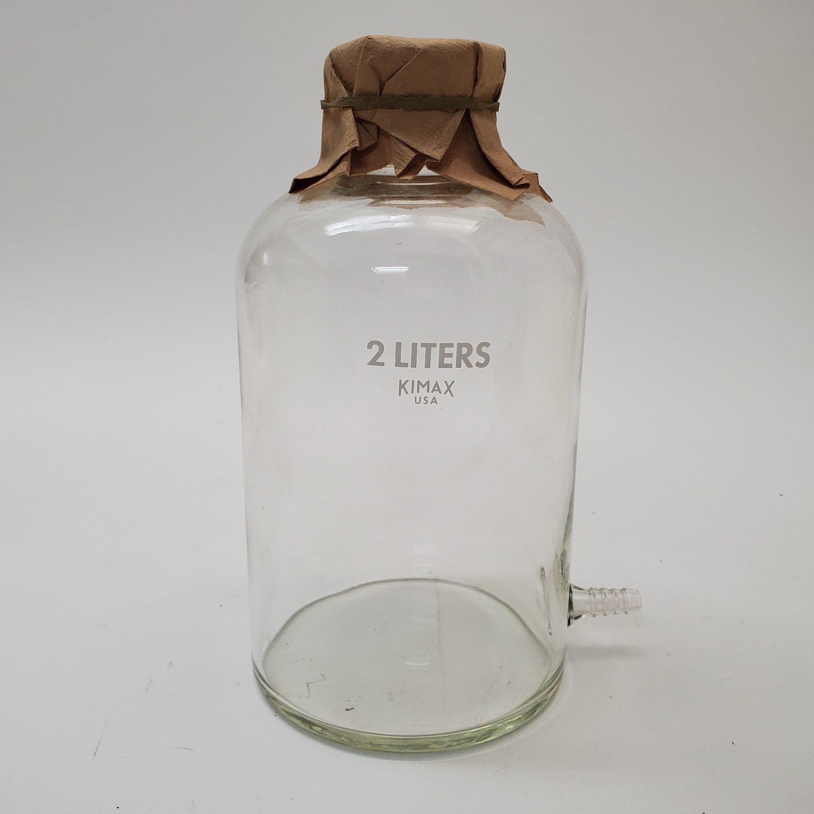 Vintage Apothecary Glassware Lot (6) – Pyrex, Kimax, TCW Co, Erlenmeyer Flask