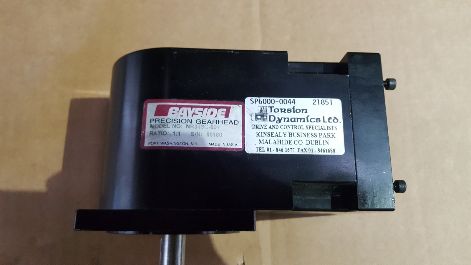 BAYSIDE NR34SC-001 RIGHT ANGLED GEAR HEAD (BR5.1B5)