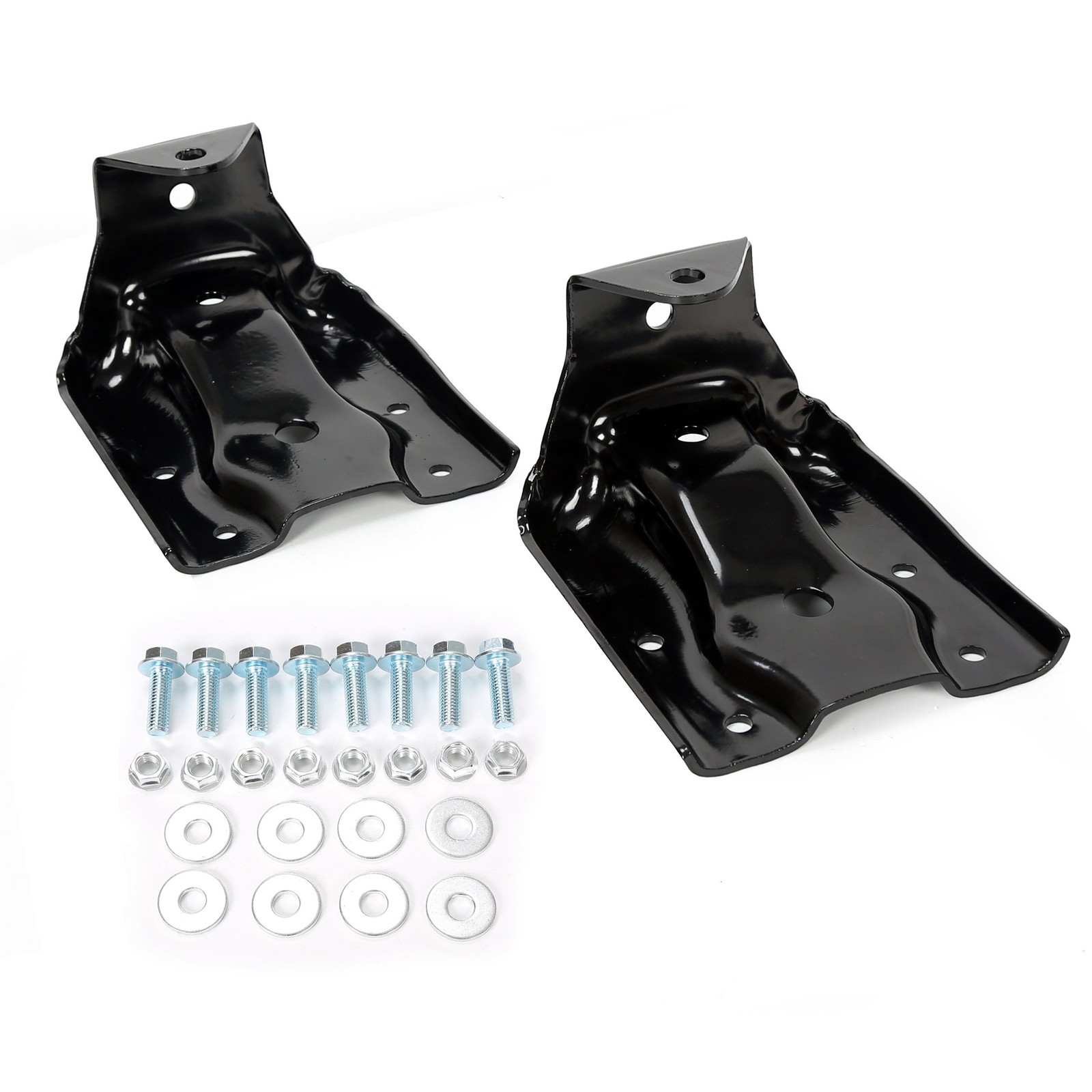 Rear Leaf Spring Bracket Kit Compatible with 1999-2015 Chevy Silverado Avalan…
