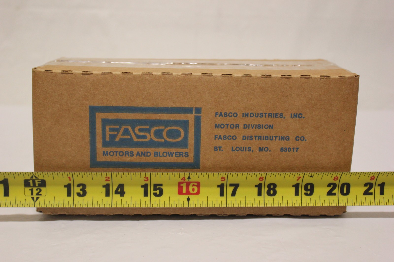 Fasco Shaded Pole Motor Model D201 115 Volts .62 Amp 1/100HP NEW C3