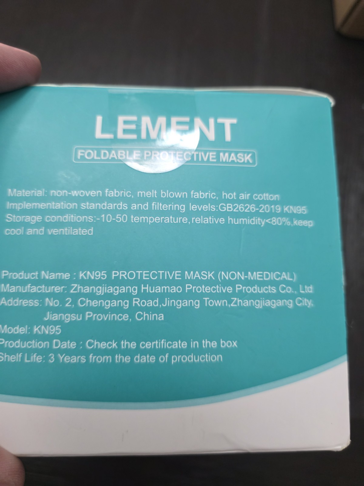 Lement KN95 Disposable Face Masks 5-Layer 50 Pack GB2626-2019 🔥 Awesome
