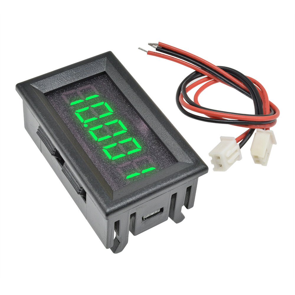 Green LED 5 Digit DC 0-4.3000-33.000V Digital Voltmeter Voltage Meter Car Panel