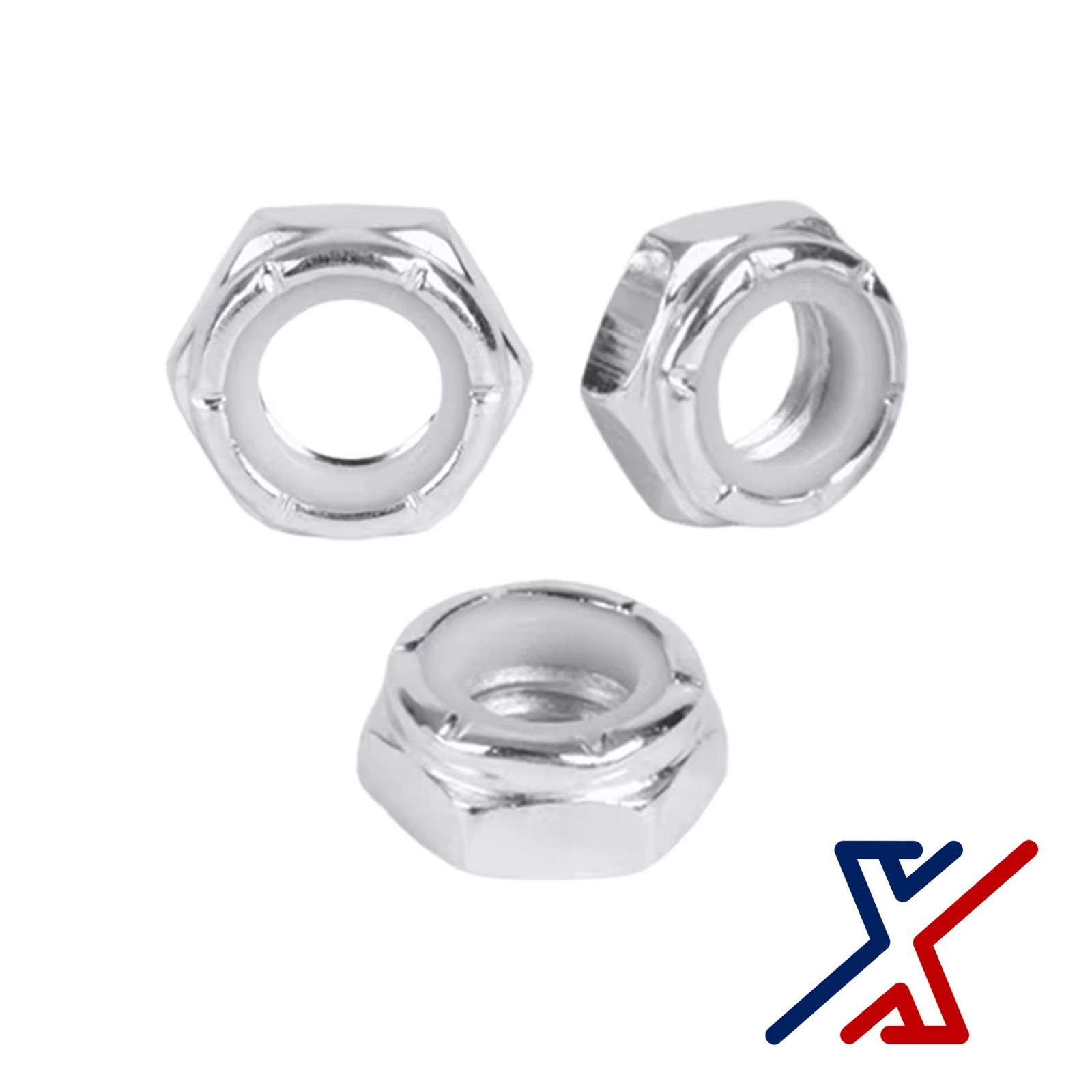 9/16″-12 Performance Zinc-Plated Steel Thin-Profile Nylon-Insert Locknuts