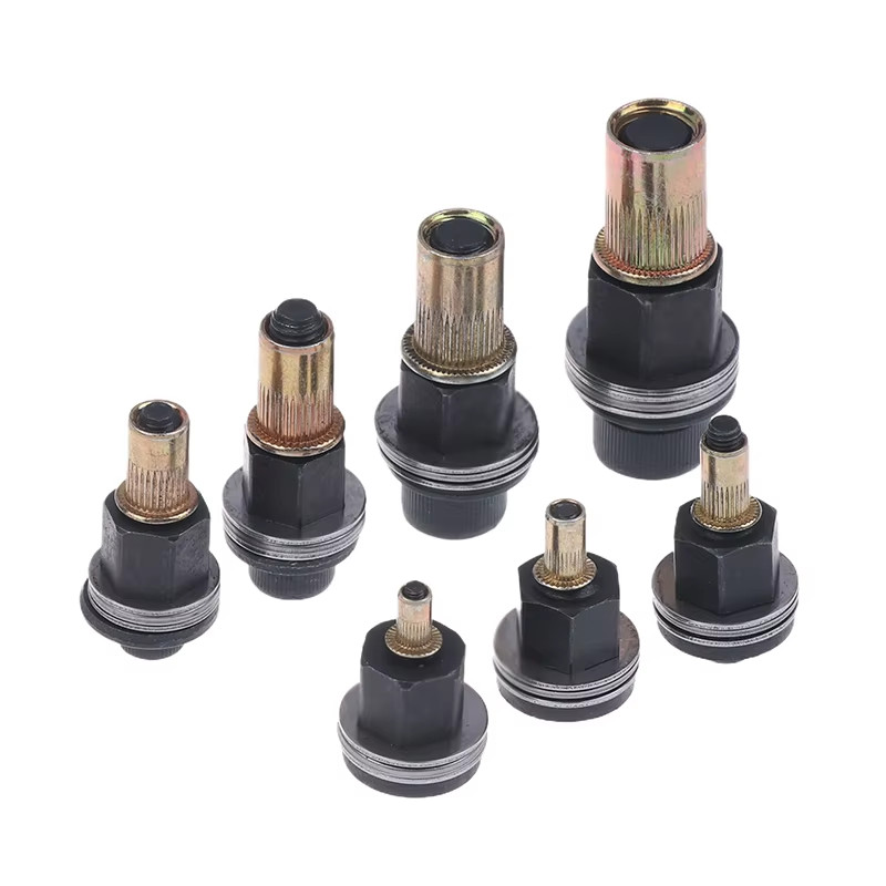 7 PCS Manual Rivet Nut Tool Kit Carbon Steel Nutsert Tool for M3-M12 Rivet Gun