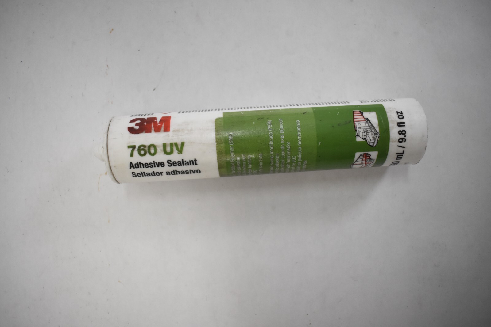 3M 760 UV Adhesive Sealant 290 mL Cartridge White Silane Modified Polymer Base