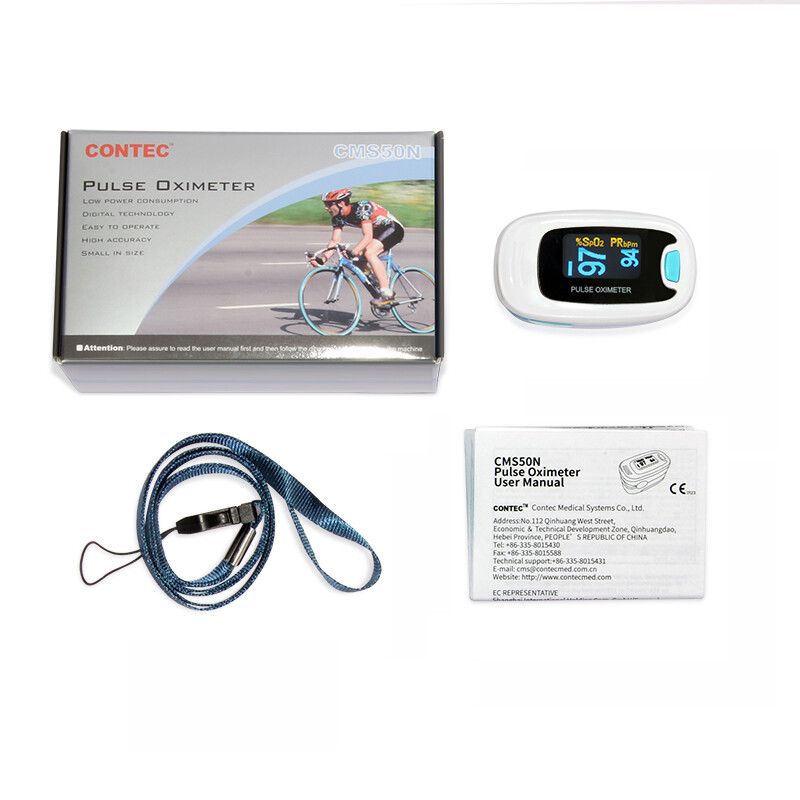 OLED CONTEC Finger Pulse Oximeter SPO2 PR Meter Blood Oxygen Saturation Monitor