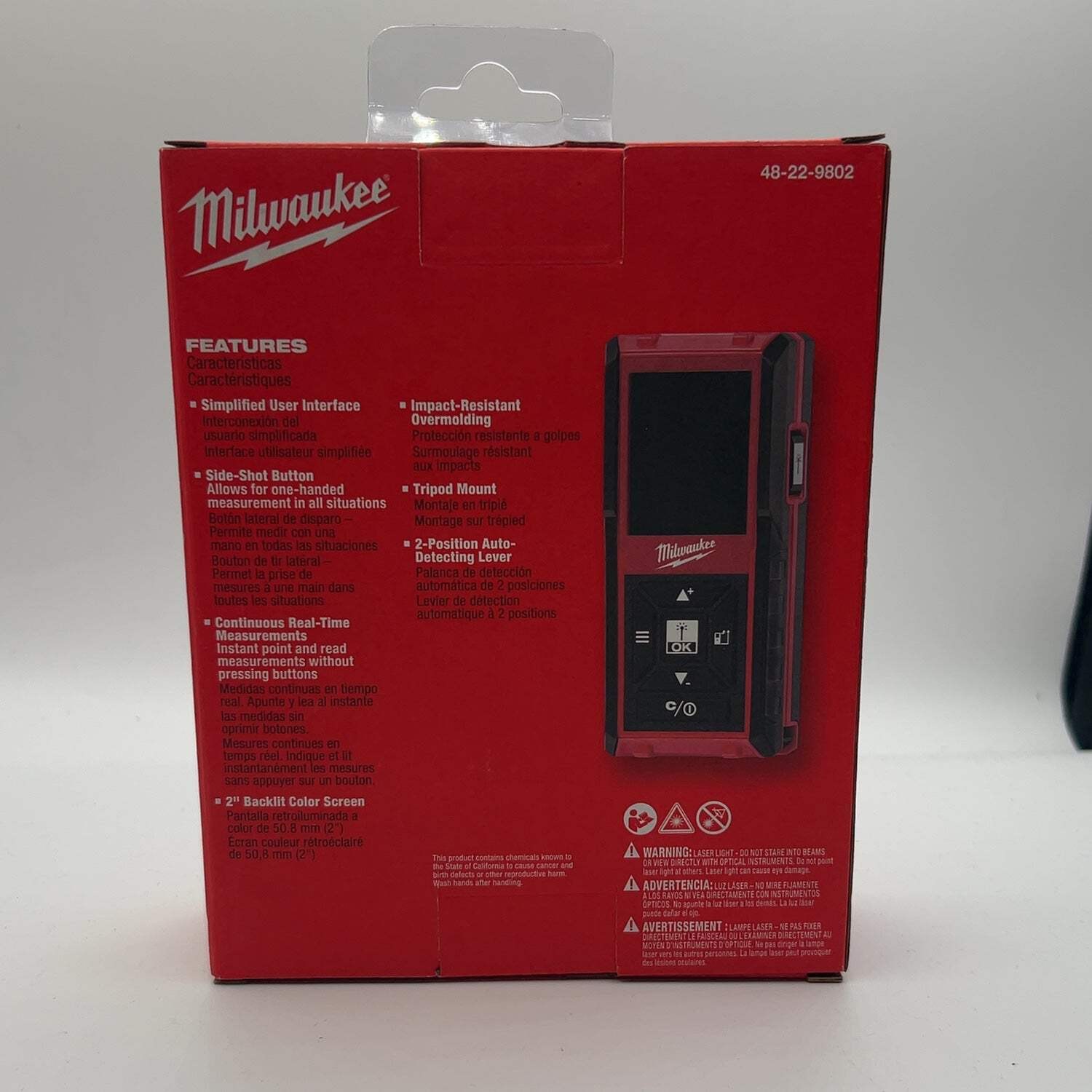New Milwaukee 48-22-9802 laser distance meter 150ft