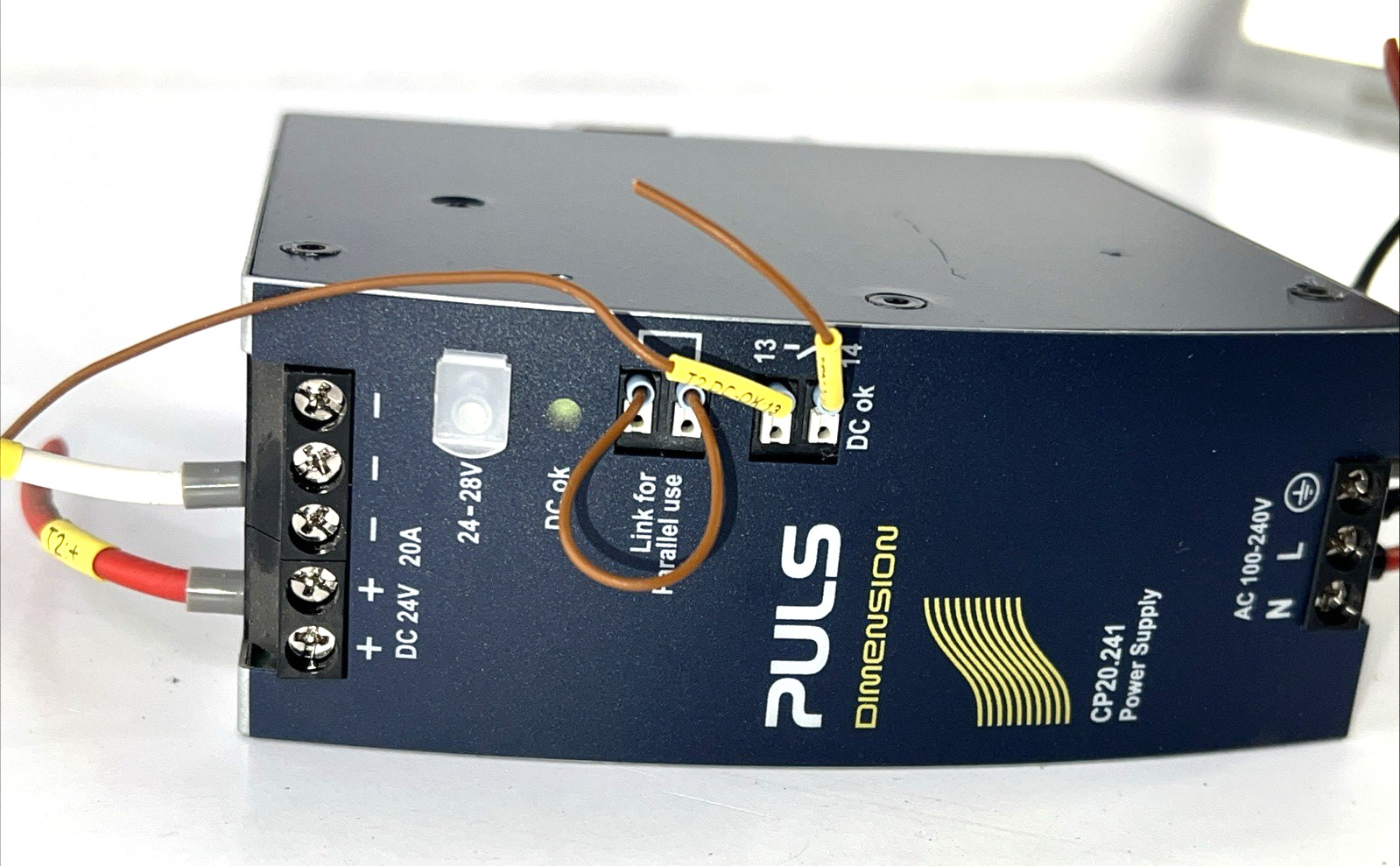 PULS CP20.241 24V 20A 480W DIN Rail Power Supply PLC Industrial Automation