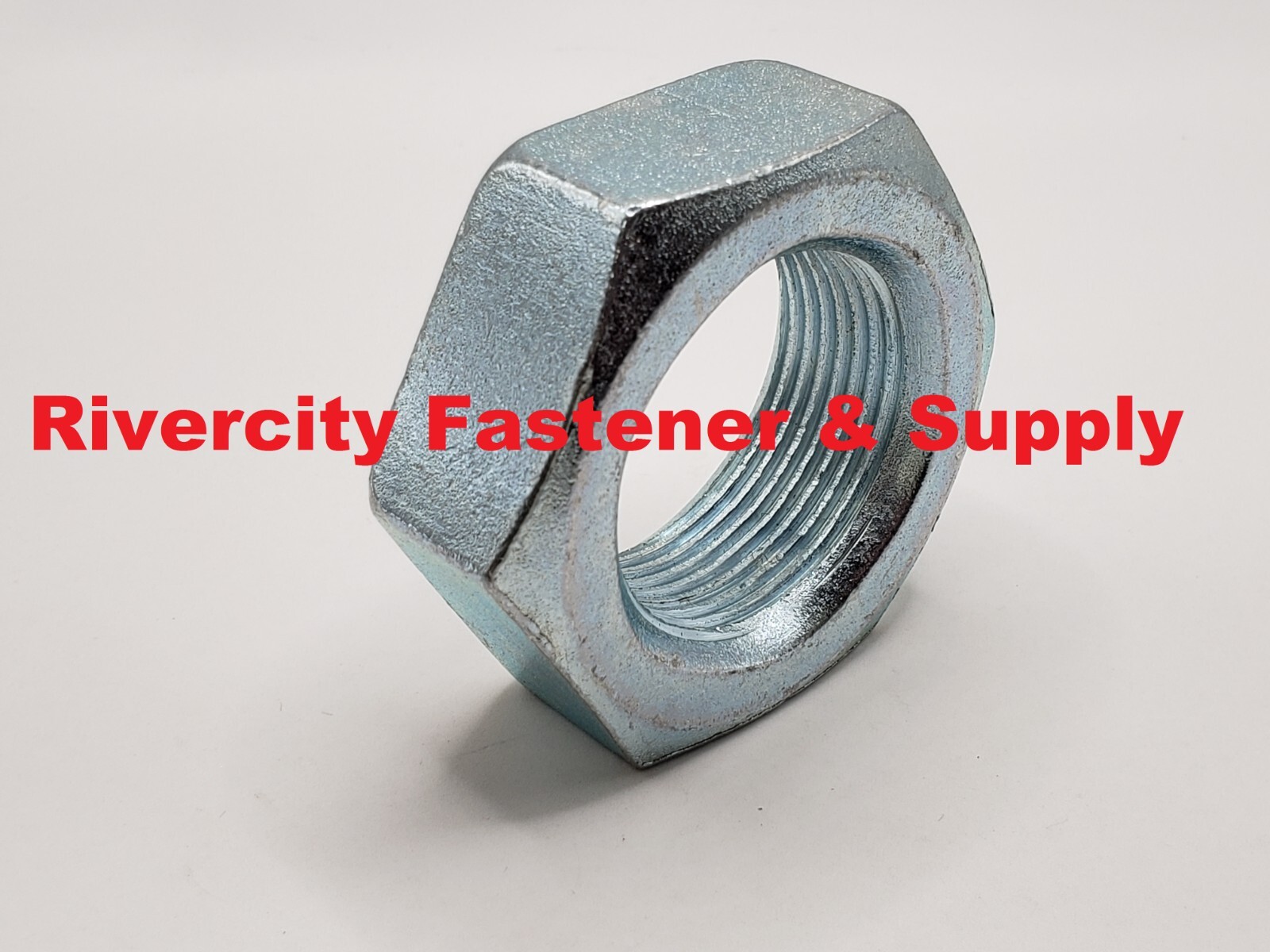 (1) 1-1/2-12 Hex Jam Nuts Thin / Jam / Half Thick Nut Fine Thread 1.5×12