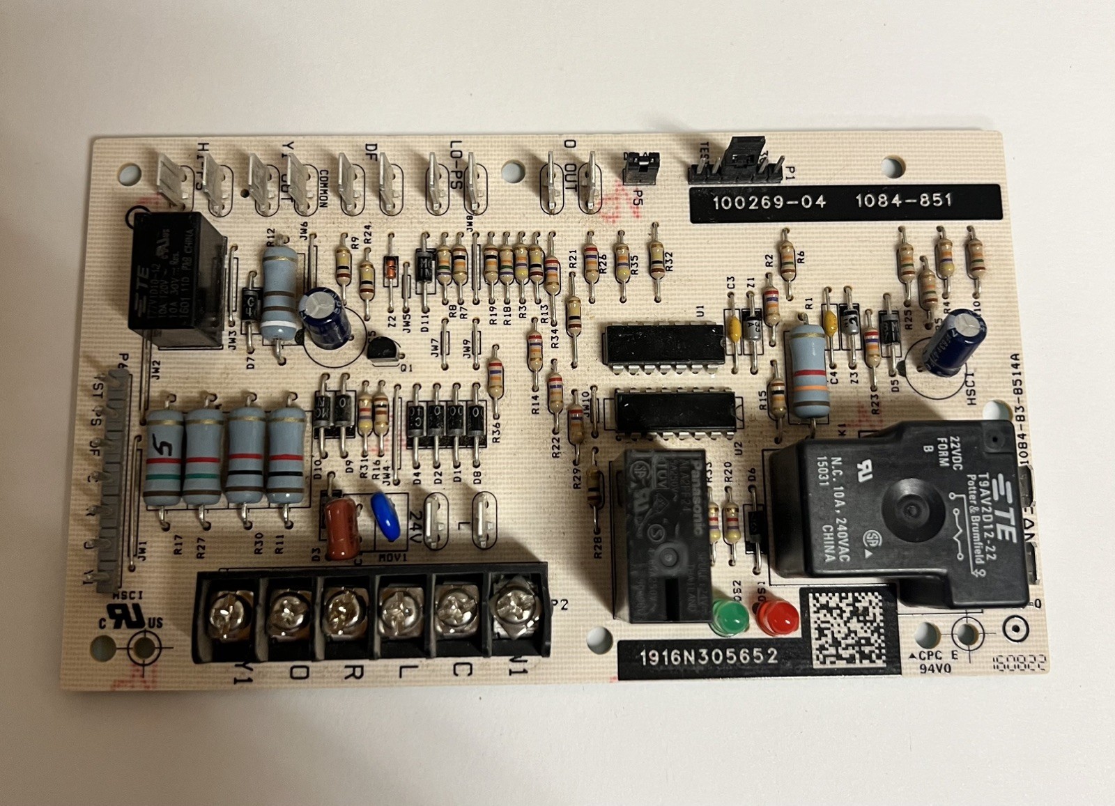 Lennox Honeywell Furnace Control Board 100269-04 1084-851 / 1084-83-8514A