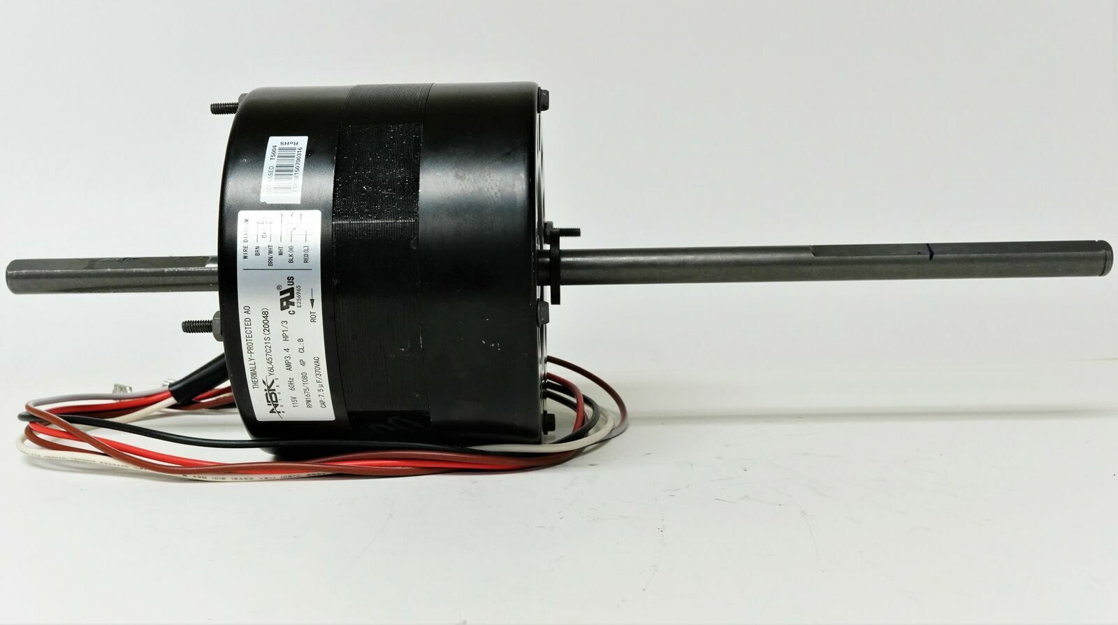 RV Air Conditioner 1/3 HP 115 Volt 1625 RPM 2-Speed Motor for Coleman 1468-3069