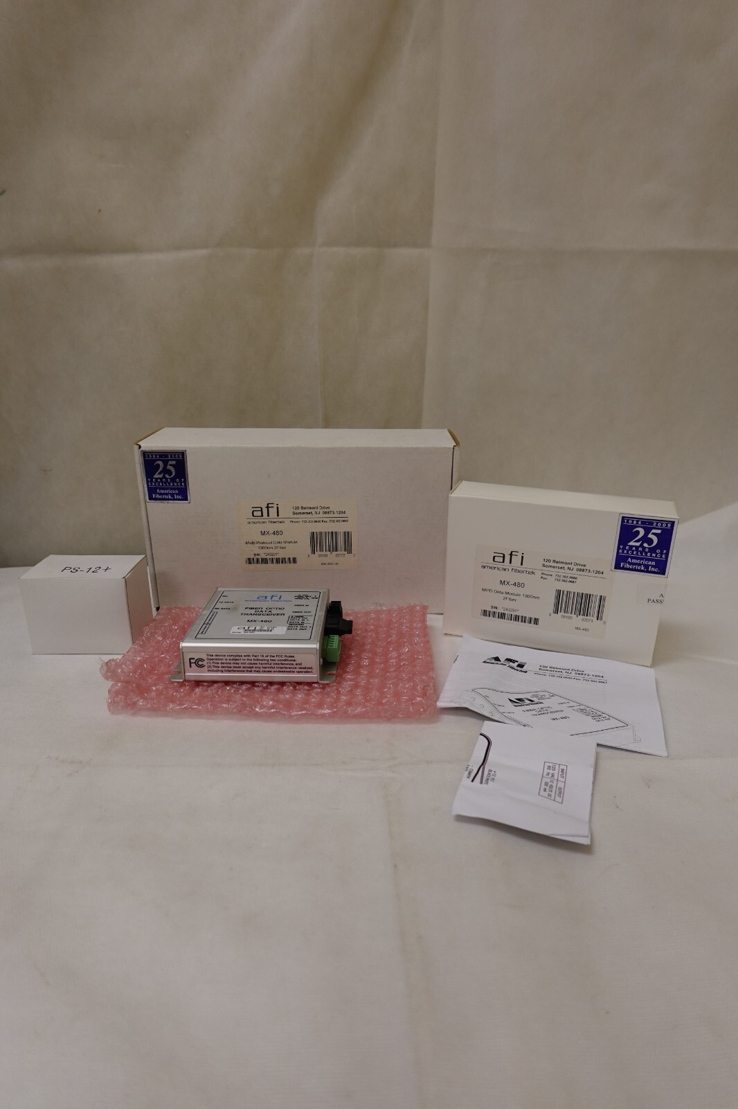 AFI American Fibertek – MPD Data Transceiver Module 1300nm 2 Fiber – MX-480 NEW