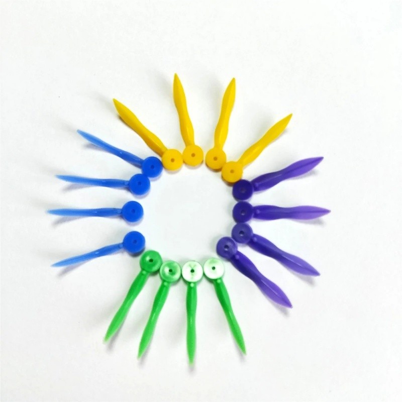 Disposable Plastic Wave Shape Dental Tooth Gap Composite Interdental Wedge Mixed