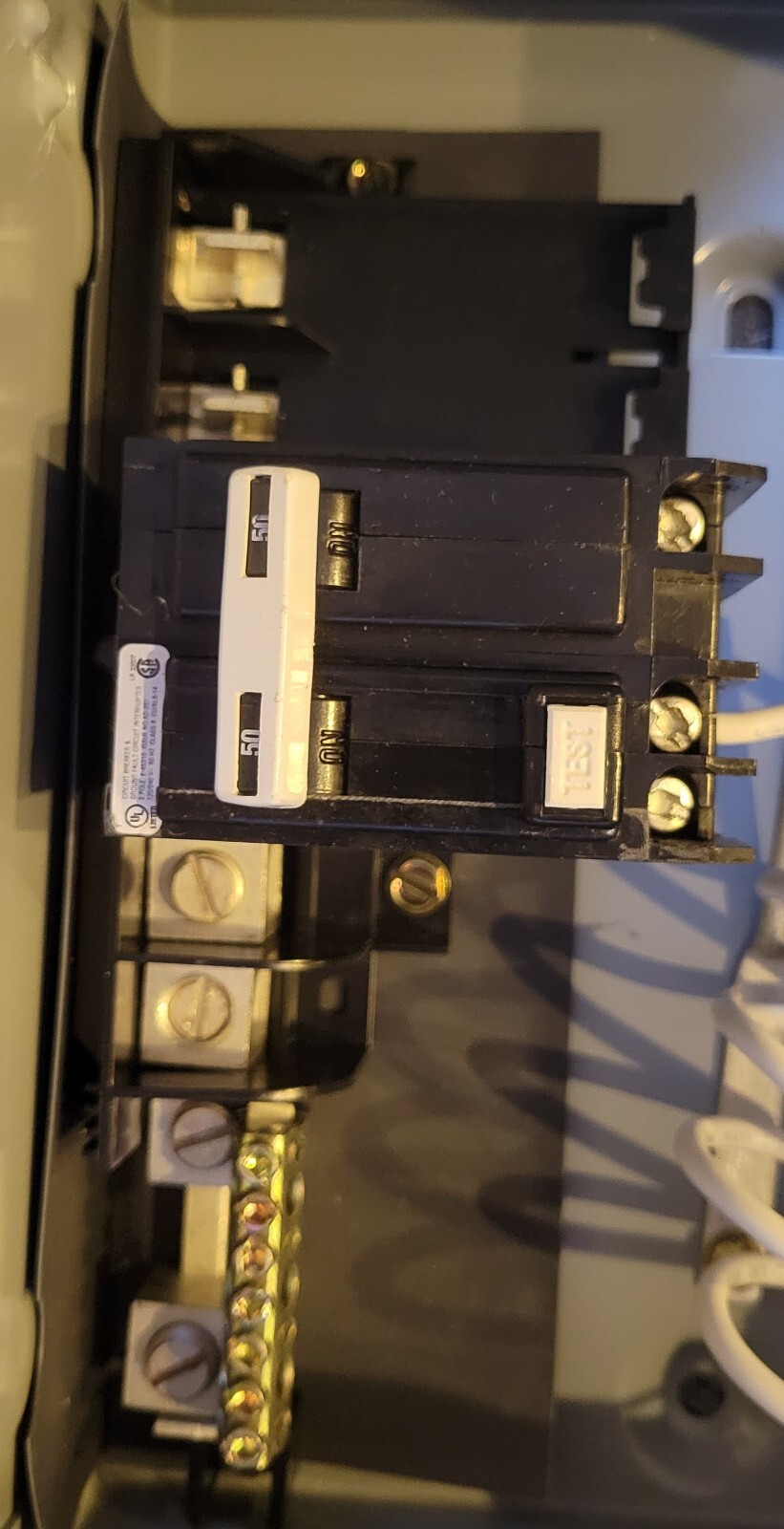 GE thql2150gft Midwest Electric UG412RMW250 50 Amp 240-Volt Spa Panel 120/240V