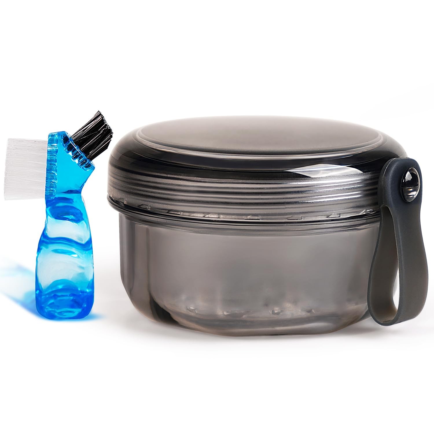 Leakproof Denture Case Denture Soaking Cup False Teeth Container, Dental Denture