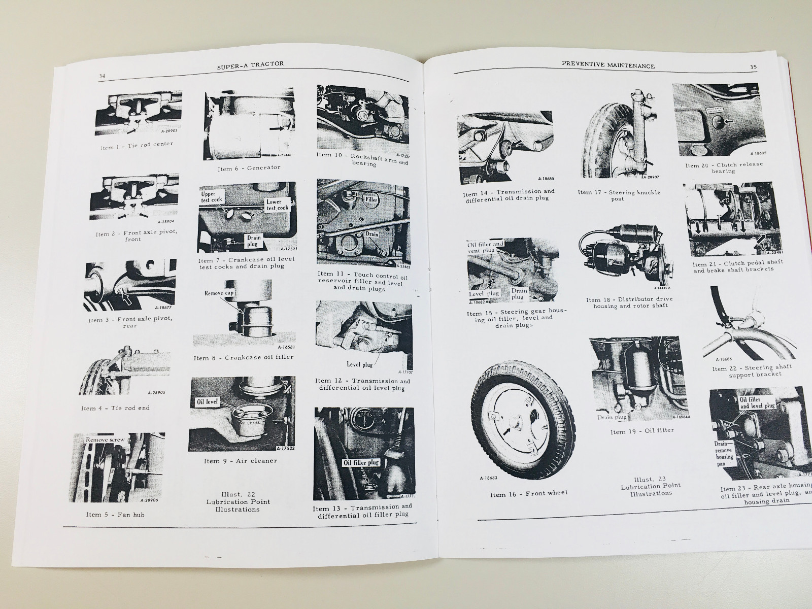 International Farmall Super A Tractor Owners Operators Manual Ihc Printed Carb