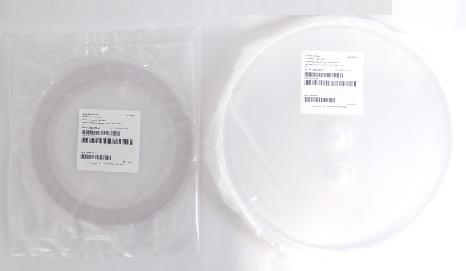 Lam Research 1305630 Quartz Wet Clean Kit TCP 9400 DFM 716-331157-022 Spare