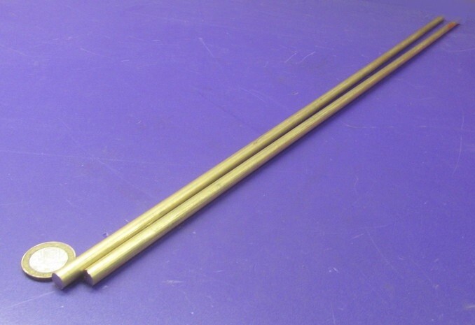 360 Brass Rod 5/16″ (.312″) Diameter x 24.0″ Length, 2 Pcs, 4 Ft