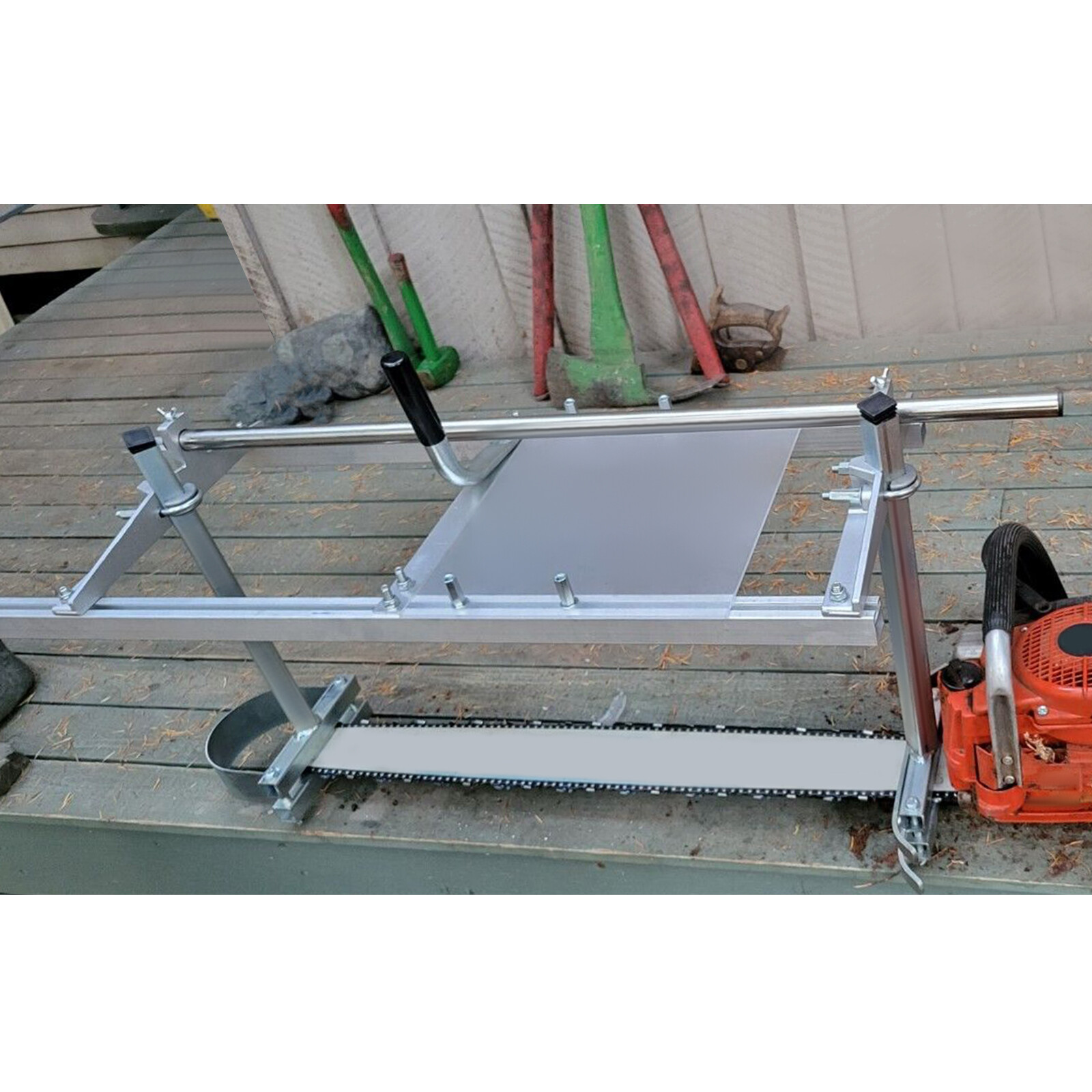 Chainsaw Mill 14″-36″ Portable Chain Saw Mill Aluminum Steel Planking Lumber