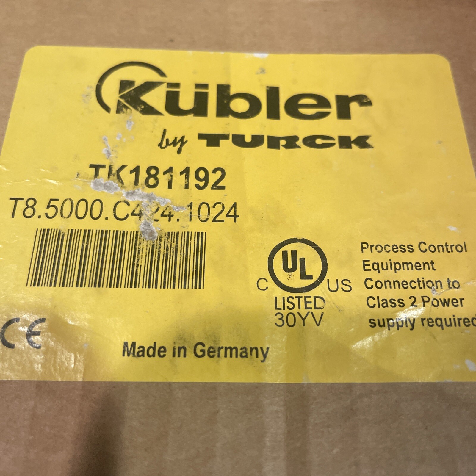 New Kubler By Turck TK181192 Type T8.5000.C424.1024 Rotary Encoder In Box German