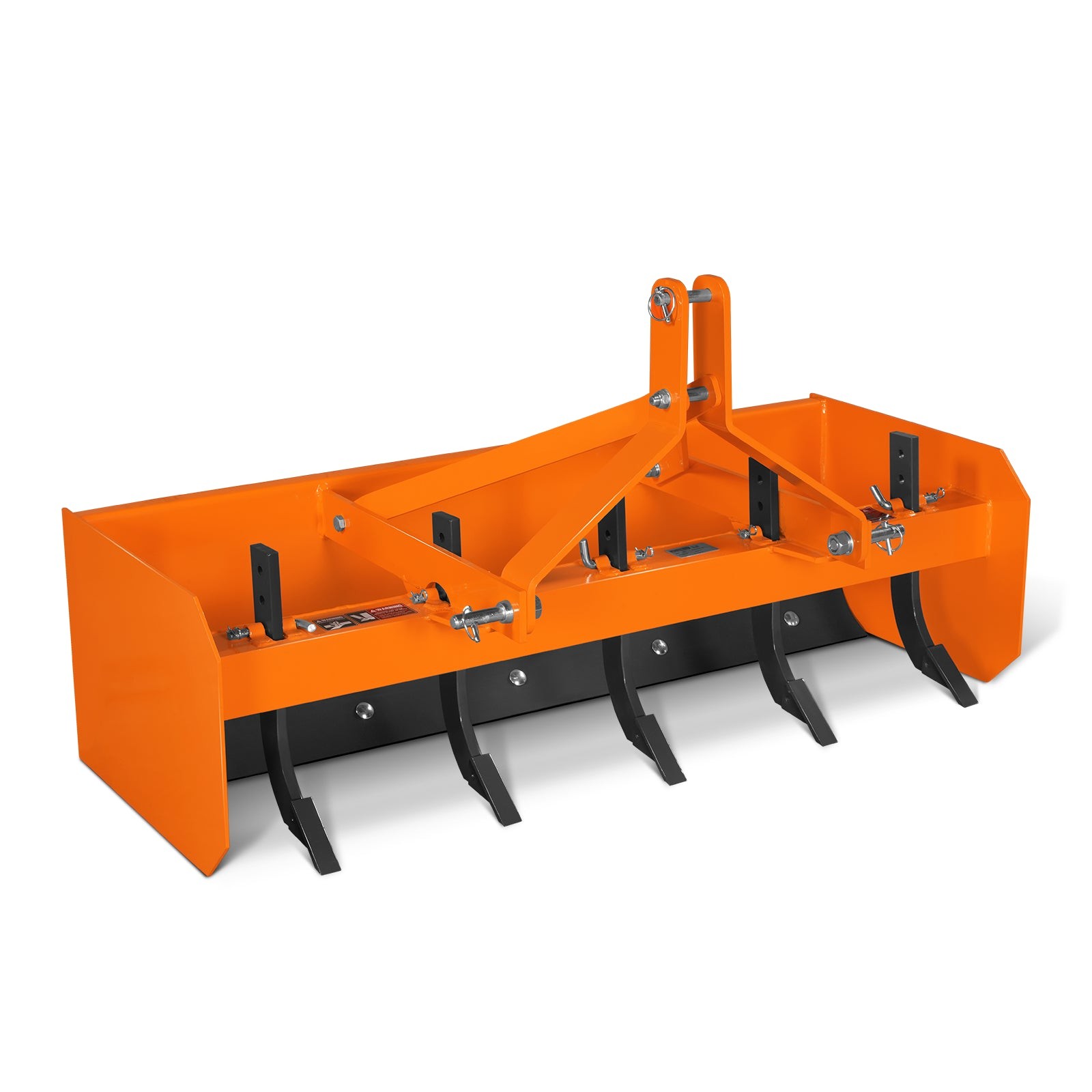 MechMaxx 60″ Tractor Box Blade Scraper Attachment 3 Point Hitch 20HP-50HP, BB60