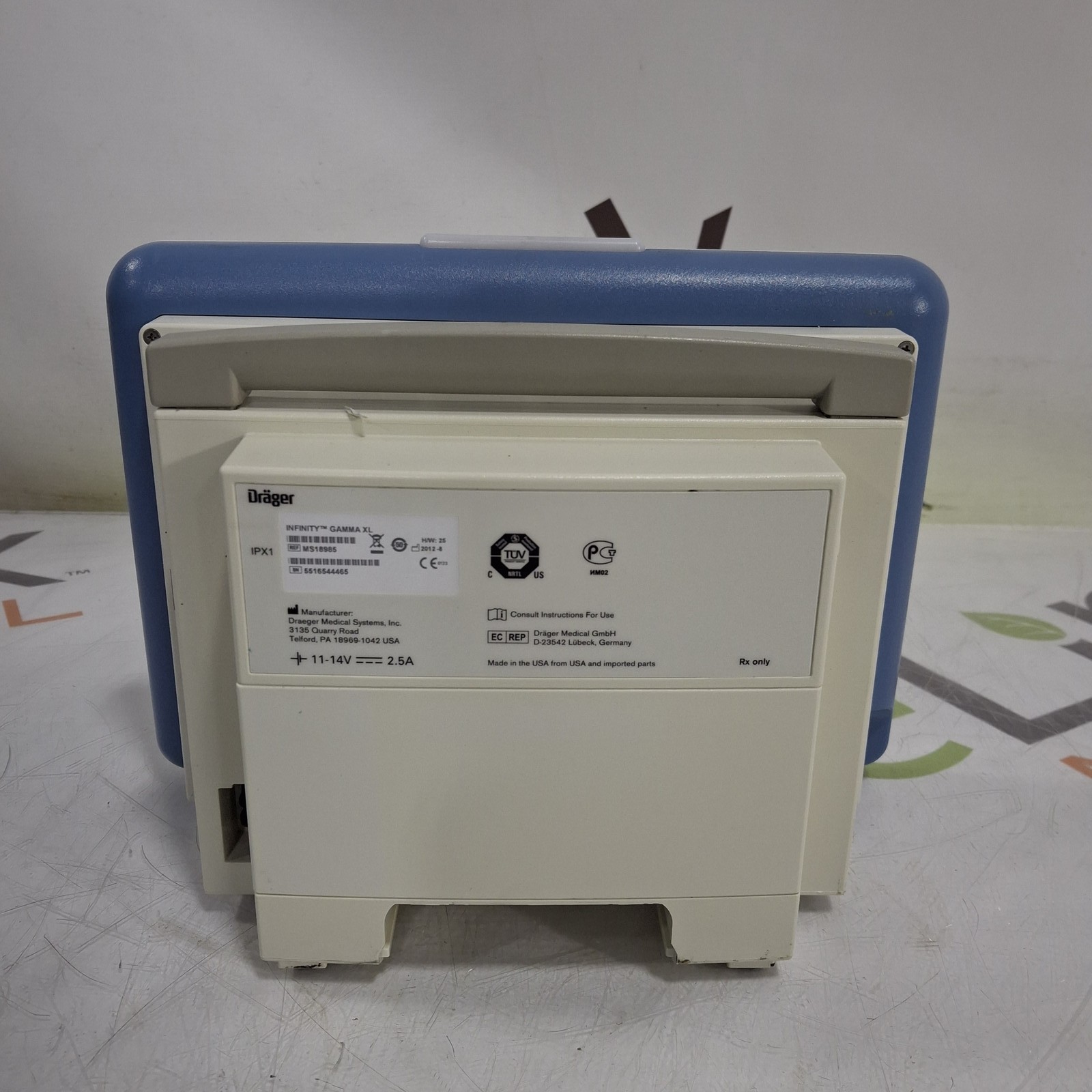Draeger Medical Infinity Gamma XL Patient Monitor