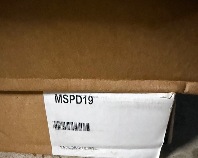 MSPD19 19″ Under Desk Steal Drawer Slide Out, Pencil Drawer