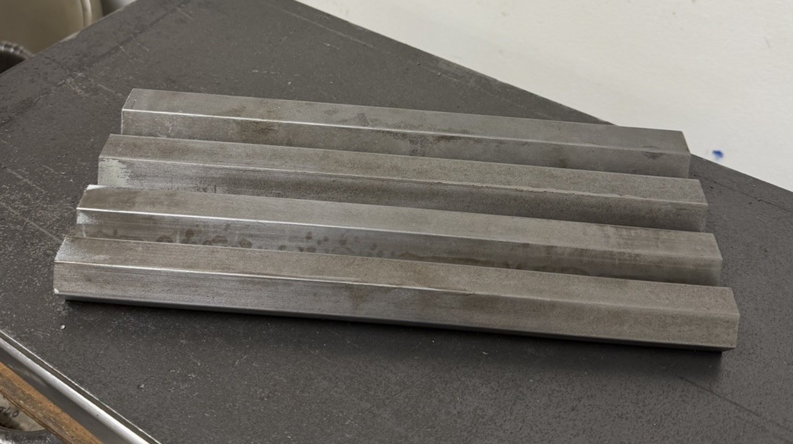 12L14 Steel Hex Bar Stock Assortment 4 Pcs CNC Lathe Machining Rods
