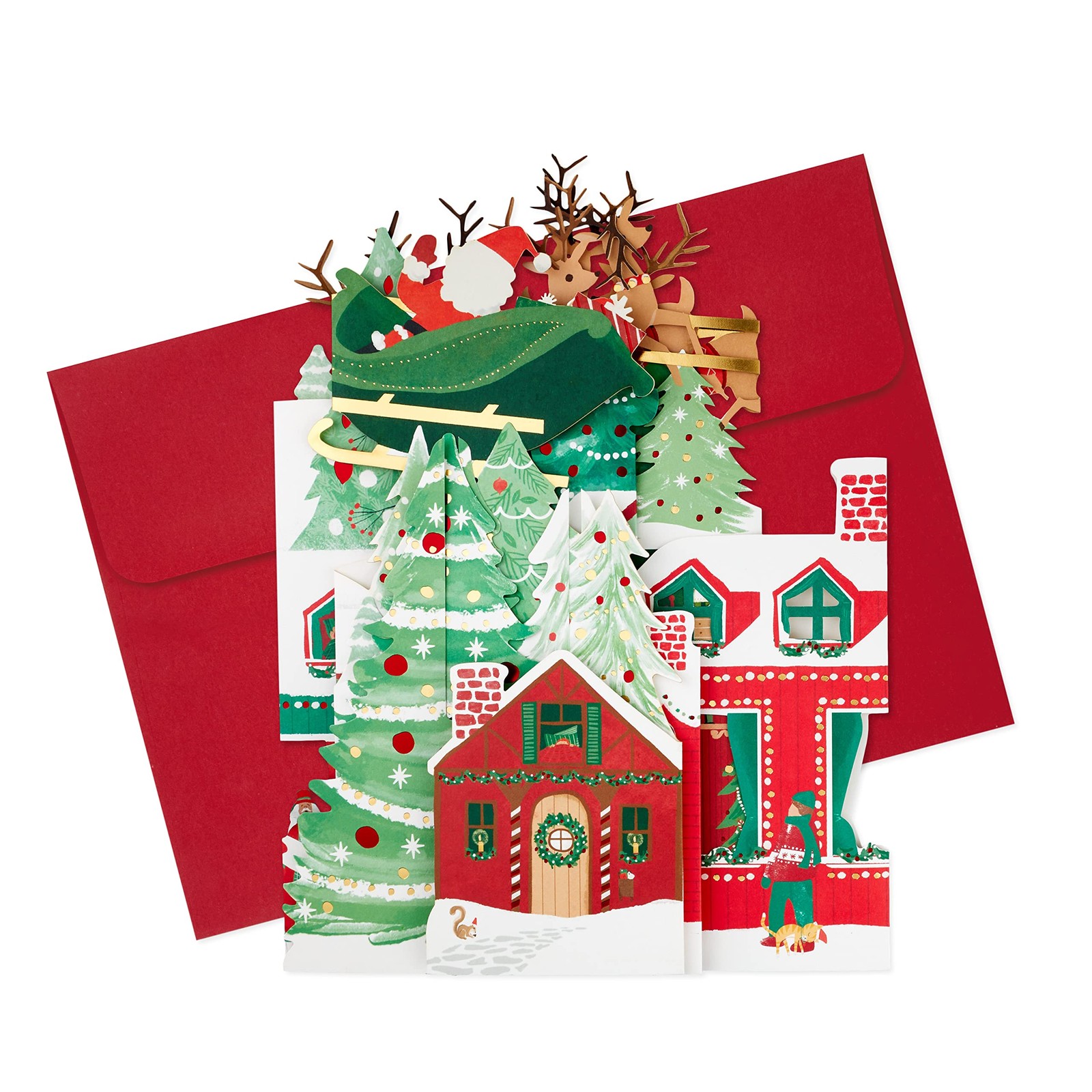 Hallmark Paper Wonder Pop Up Jumbo Jumbo, Up, Christmas Village