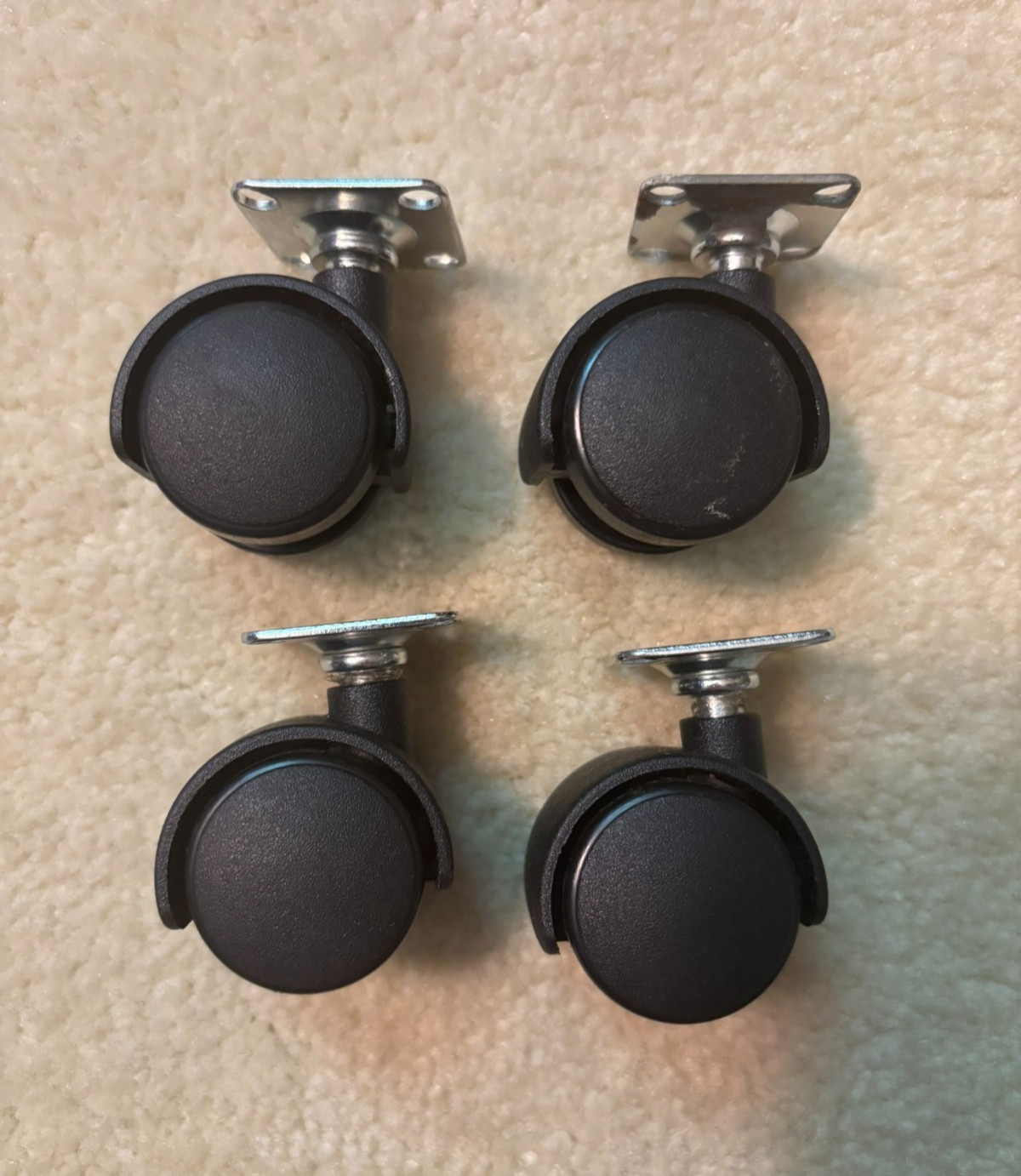 Set of 4 Swivel 1 1/8″ Caster Wheels! Frigidaire dehumidifier small appliance