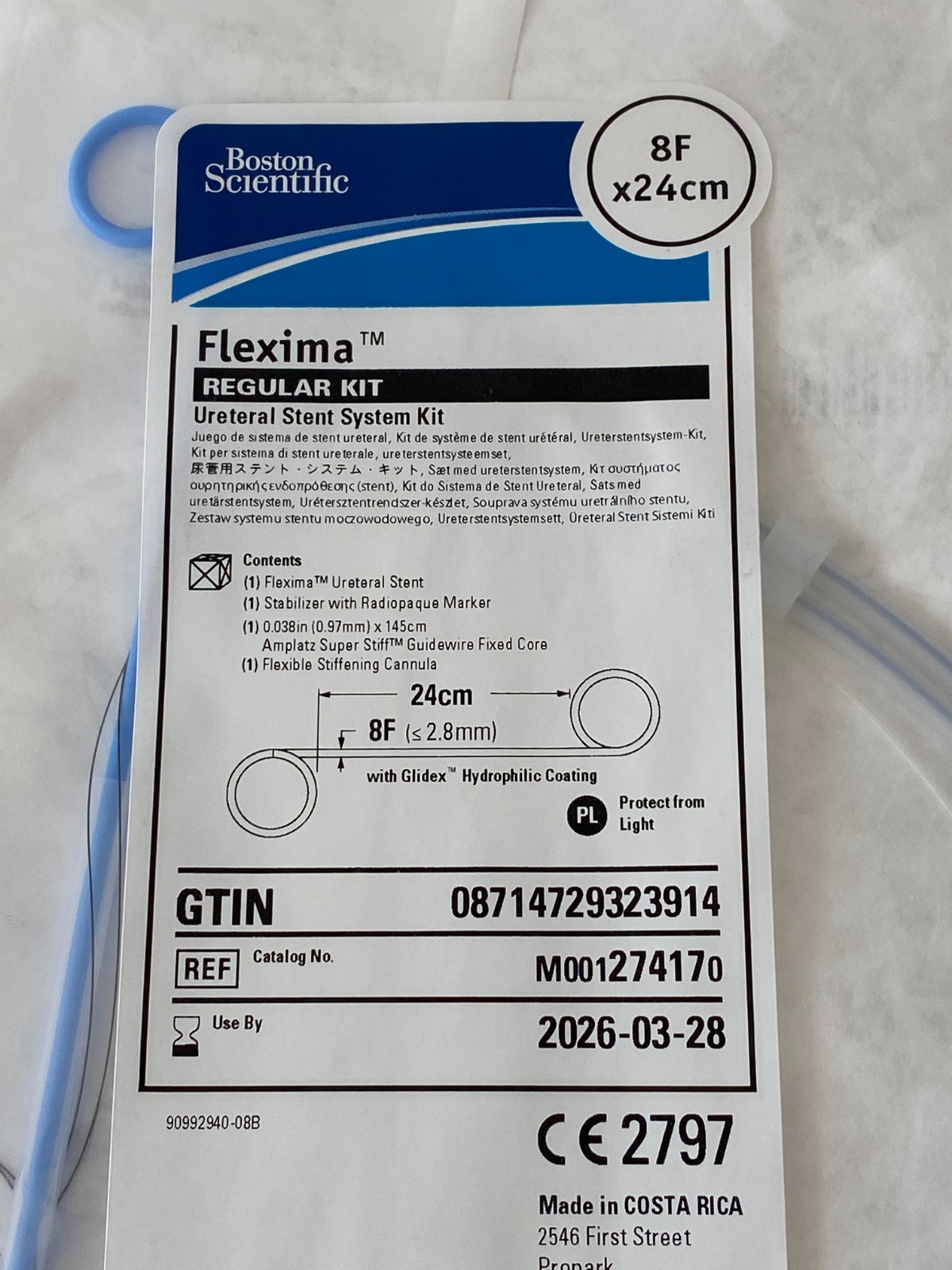 Lot of 4 Boston Scientific Regular Kit System M001274170 Exp.2026-03 (*Y40)