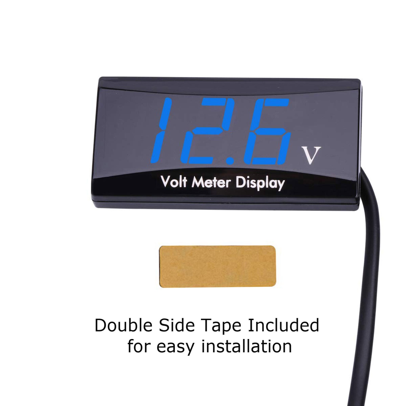 12V Digital LED Display Voltmeter Voltage Gauge Panel Meter Car Motorcycle